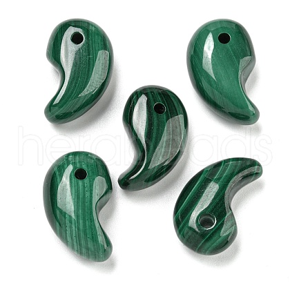Natural Malachite Pendants G-Q185-02-1