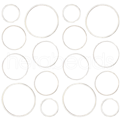 SUNNYCLUE Brass Linking Rings KK-SC0001-72P-1