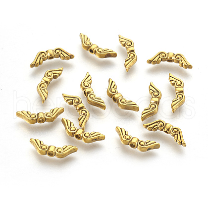 Tibetan Style Alloy Beads TIBEB-A11-3712-AG-FF-1