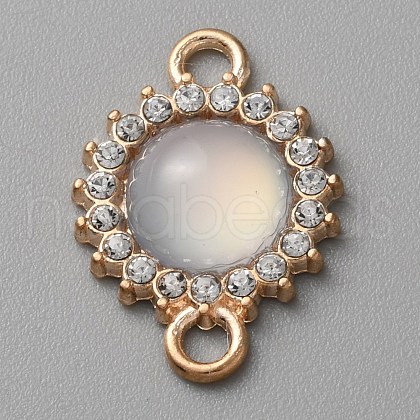 Alloy Crystal Rhinestone Connector Charms ALRI-TAC0001-19L-1