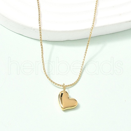 304 Stainless Steel Pendant Necklaces for Women NJEW-U040-02B-G-1
