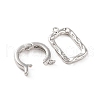 Brass Fold Over Clasps KK-U016-09P-2