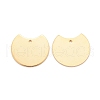 201 Stainless Steel Pendants STAS-K217-99G-3