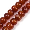 Dyed Natural Agate Beads Strands G-U030-A01-02-2