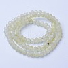 Electroplate Transparent Glass Beads Strands EGLA-A034-T1mm-X05-2