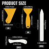 Gorgecraft ABS Plastic Letter Opener Knife Tools & Scraper TOOL-GF0003-42-2