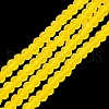 Transparent Glass Beads Strands EGLA-A034-T10mm-MD17-2