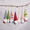 10Pcs 2 Style Cloth Faceless Christmas Gnome Doll Pendant Decorations sgHJEW-SZ0001-09-3
