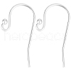 Beebeecraft 5 Pairs 925 Sterling Silver Earring Hooks STER-BBC0006-25S-1