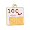 School Supplies Alloy Enamel Pandants FIND-M083-03D-G-1