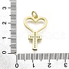 Brass Micro Pave Cubic Zirconia Pendants KK-Z100-35G-04-3