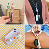  74Pcs Food Grade Eco-Friendly Silicone Beads SIL-TA0001-33-8