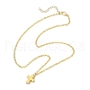 Cross Alloy Pendants Necklaces NJEW-JN05187-01-4