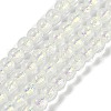 Handmade Foil Lampwork Beads Strands FOIL-K003-06A-10-1