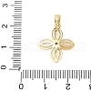 Brass Micro Pave Cubic Zirconia Pendants KK-D357-14B-G-3
