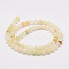 Natural Flower Jade(Afghanistan Jade) Bead Strands G-K153-B16-6mm-2