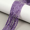 Natural Amethyst Beads Strands G-P457-B01-53-1