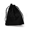 Velvet Jewelry Drawstring Storage Pouches ABAG-P013-02C-01-2