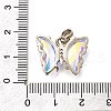Brass Micro Pave Cubic Zirconia Pendants ZIRC-P079-B02-15-P-3