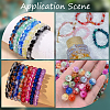 SOFPLATE 300Pcs Transparent Crackle Acrylic Beads CACR-SP0001-01A-6