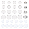Unicraftale DIY Blank Dome 304 Stainless Steel Brooch Making Kit DIY-UN0056-14-1