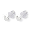 999 Fine Silver Stud Earrings for Women EJEW-S215-30S-07-1