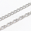 304 Stainless Steel Curb Chains CHS-O005-17B-A-1