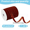 HOBBIESAY 1 Roll Single Face Velvet Ribbon SRIB-HY0001-08B-2