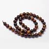 Natural Tiger Eye Bead Strands G-D840-86-8mm-2