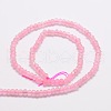 Dyed Natural Malaysia Jade Rondelle Beads Strands X-G-E316-2x4mm-32-2