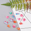 Translucent Frosted Resin Cabochons CRES-CJ0001-17-7