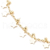 Handmade Brass Curb Chains & Cable Chains Slider Bracelets BJEW-JB11812-02-3
