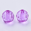 Transparent Acrylic Beads TACR-Q257-10mm-V48-2