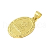 Rack Plating Brass Pendants KK-S380-42B-G-2