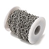 304 Stainless Steel Oval Link Chains CHS-C018-02A-P-2