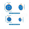 Cheriswelry 8 Sets 8 Style Alloy Enamel Pendants ENAM-CW0001-04-7