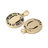 201 Stainless Steel Pendants STAS-V005-04G-2