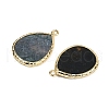 Natural Moss Agate Pendants G-K347-08G-05-2