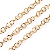 3.28 Feet PVD Vacuum Plating 304 Stainless Steel Cable Chains X-CHS-F007-04G-1