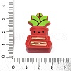 3D Three-Dimensional Leaf Silicone Beads SIL-V002-10C-3