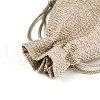 Burlap Packing Pouches Drawstring Bags ABAG-Q050-13x18-01-3