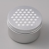 Aluminium Shallow Round Candle Tins AJEW-WH0326-03B-1