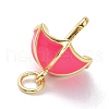 Real 18K Gold Plated Brass Charms KK-L188-24G-04-3