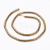 Electroplate Non-Magnetic Synthetic Hematite Beads Strands G-F510-03G-4mm-2