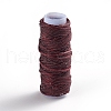 Waxed Polyester Cord YC-WH0007-03B-36-2