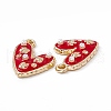 Alloy Enamel Pendants PALLOY-P287-14LG-05-3