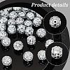   Plastic Rhinestone Beads KY-PH0001-96-4