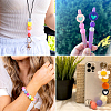 45pcs 9 colors Food Grade Eco-Friendly Silicone Beads SIL-TA0001-22-8
