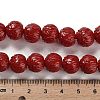 Synthetic Coral Carved Beads Strands CORA-H003-03-4