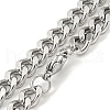 Non-Tarnish 201 Stainless Steel Cuban Link Chain Necklaces for Women and Men NJEW-F322-13P-02-1